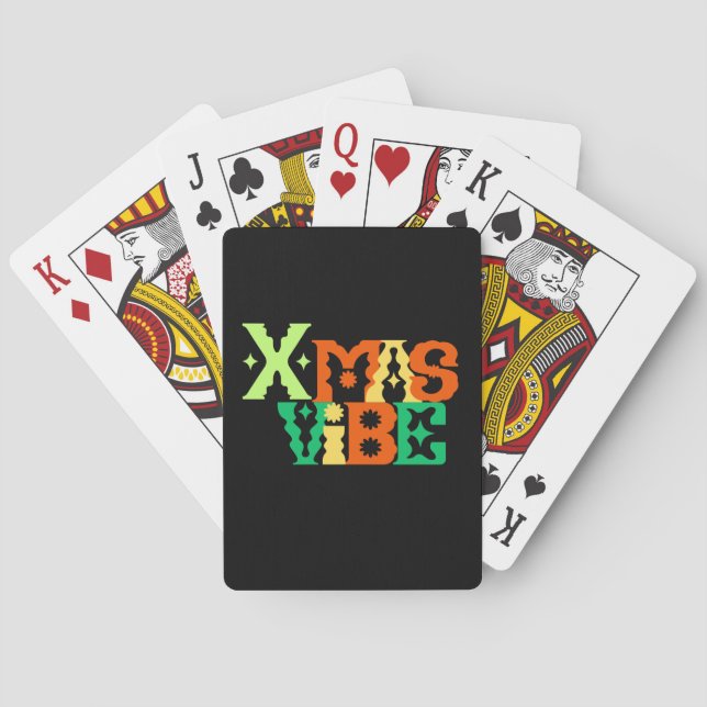 Elon Musk X-Mas Playing Cards Stocking Stuffers (Back)