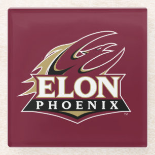 Elon Phoenix Glass Coaster