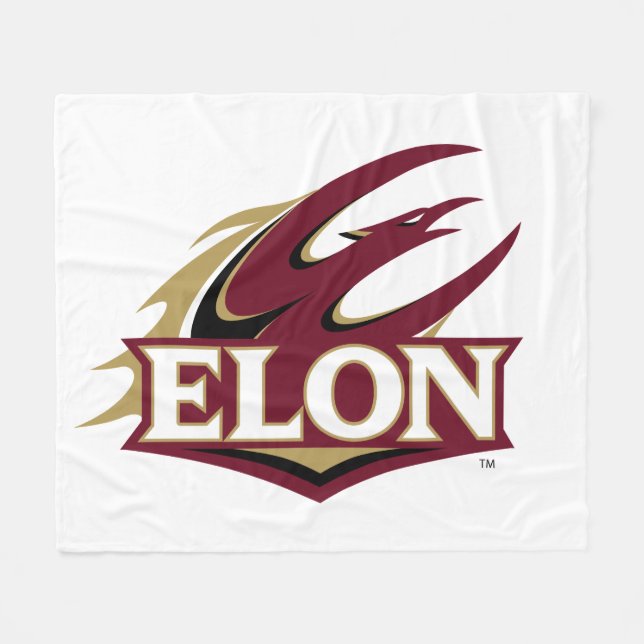 Elon Phoenix Logo Fleece Blanket (Front (Horizontal))