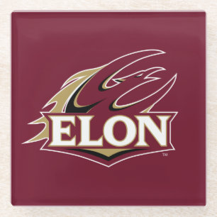 Elon Phoenix Logo Glass Coaster