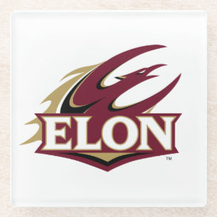 Elon Phoenix Logo Glass Coaster