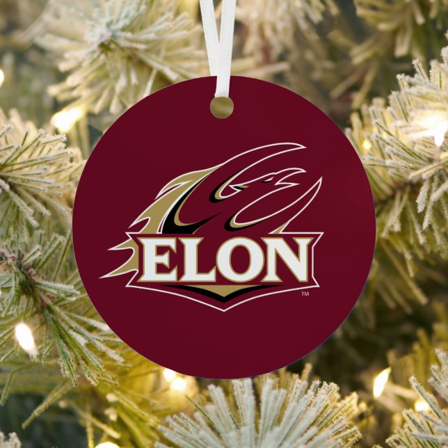 Elon Phoenix Logo Metal Ornament (Insitu)