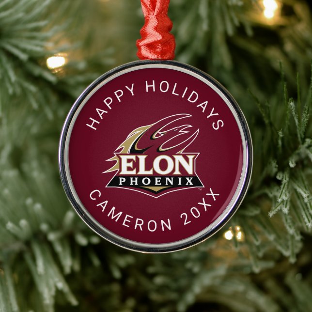 Elon Phoenix Metal Ornament (Tree)