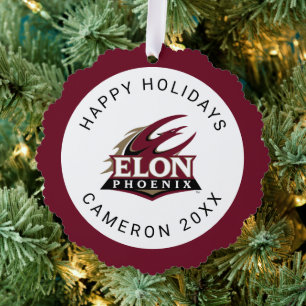 Elon Phoenix Ornament Card