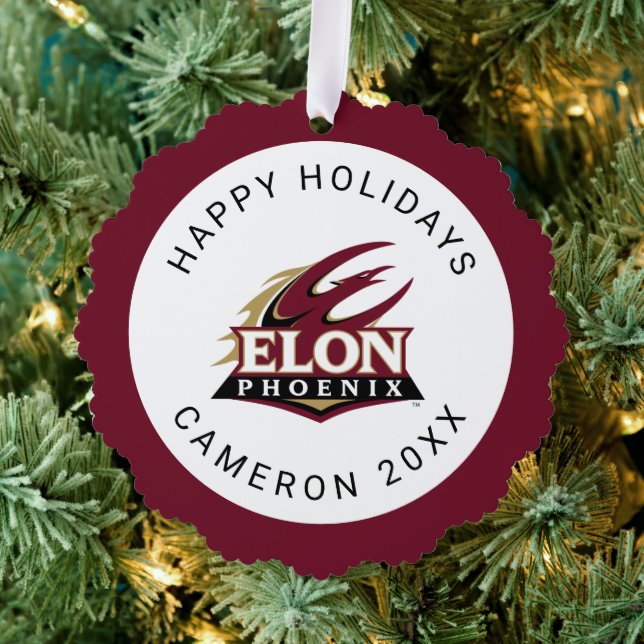 Elon Phoenix Ornament Card (Insitu (Tree))