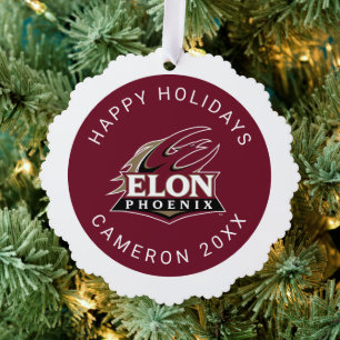 Elon Phoenix Ornament Card