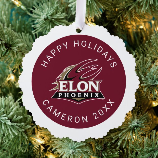 Elon Phoenix Ornament Card (Insitu (Tree))