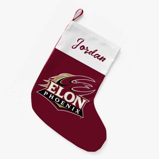 Elon Phoenix Small Christmas Stocking (Front (Hanging))