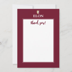 Elon   Thank You Card
