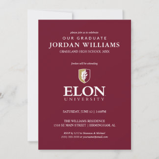 Elon University Announcement