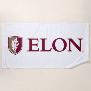 Elon University Beach Towel