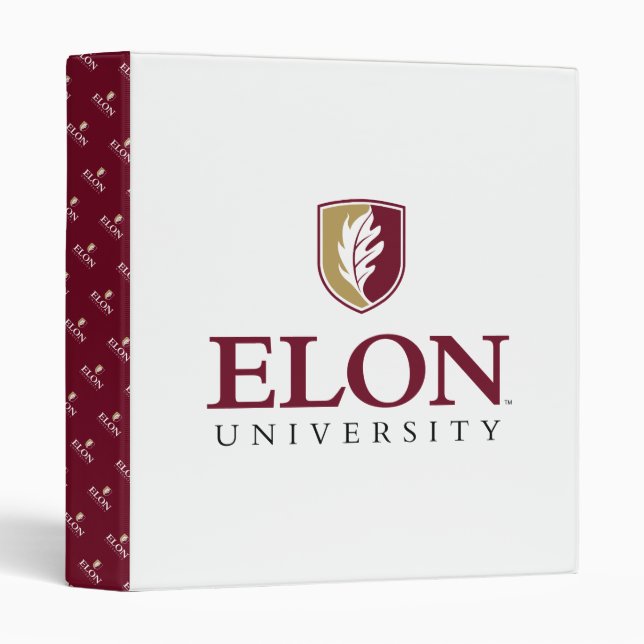 Elon University Binder (Front/Spine)