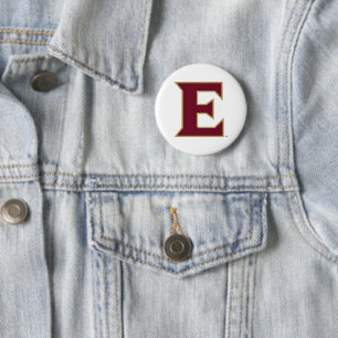 Elon University E 2 Inch Round Button