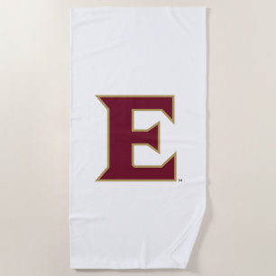 Elon University E Beach Towel