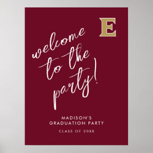 Elon University E Class of 2OXX Poster