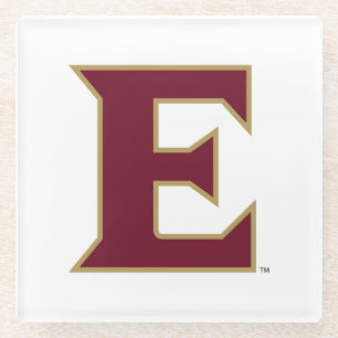 Elon University E Glass Coaster