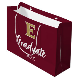 Elon University E Graduate 20XX Large Gift Bag