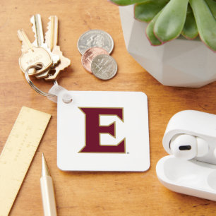 Elon University E Keychain