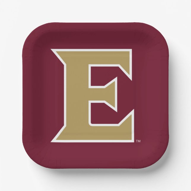 Elon University E Paper Plate (Front)