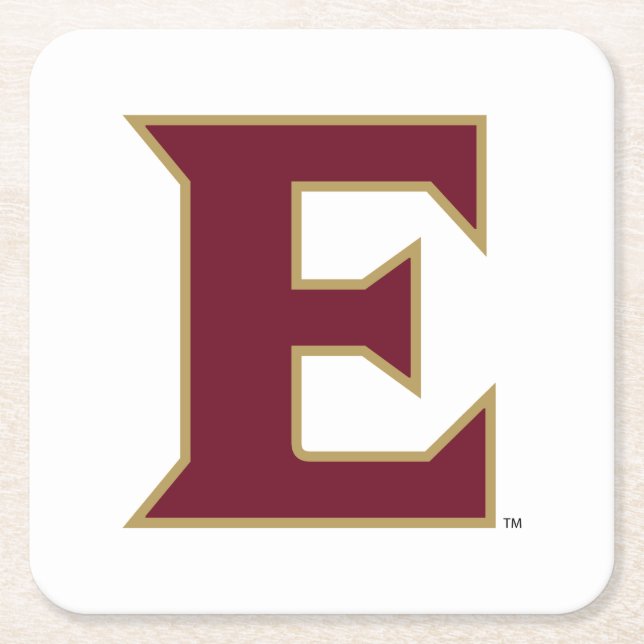Elon University E Square Paper Coaster (Front)