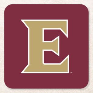 Elon University E Square Paper Coaster