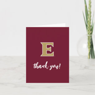 Elon University E   Thank You Card