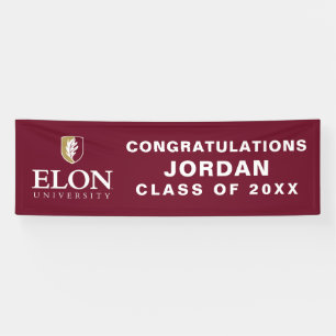 Elon University Graduation Banner