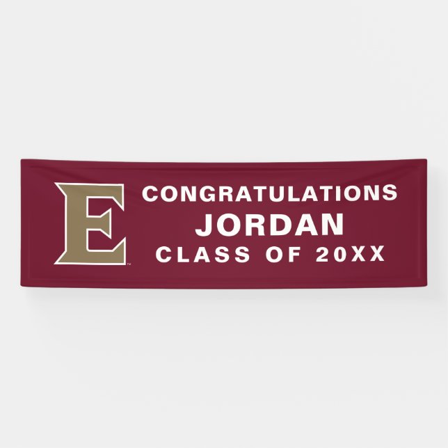 Elon University Graduation Banner (Horizontal)