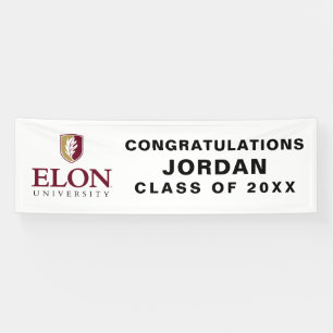 Elon University Graduation Banner