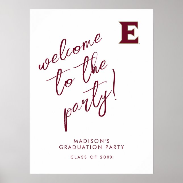 Elon University Graduation Poster (Front)