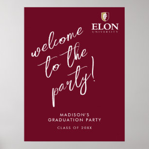Elon University Graduation Poster