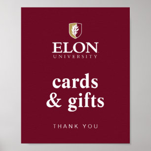 Elon University Graduation Poster