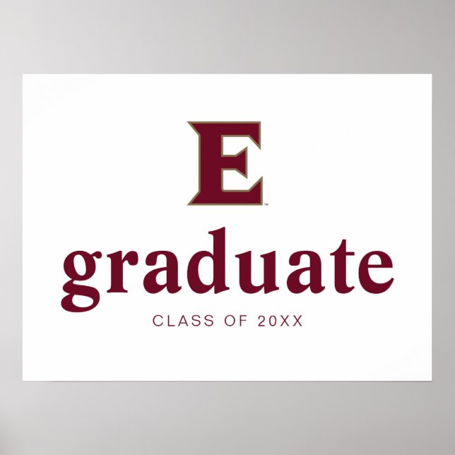 Elon University Graduation Poster (Front)