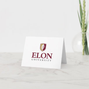Elon University Graduation Thank You Card