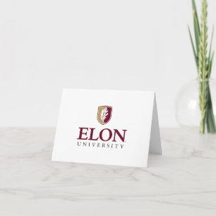 Elon University Graduation Thank You Card