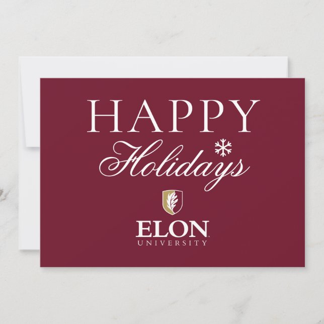 Elon University Holiday Card (Front)