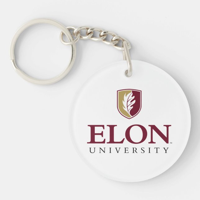 Elon University Keychain (Front)
