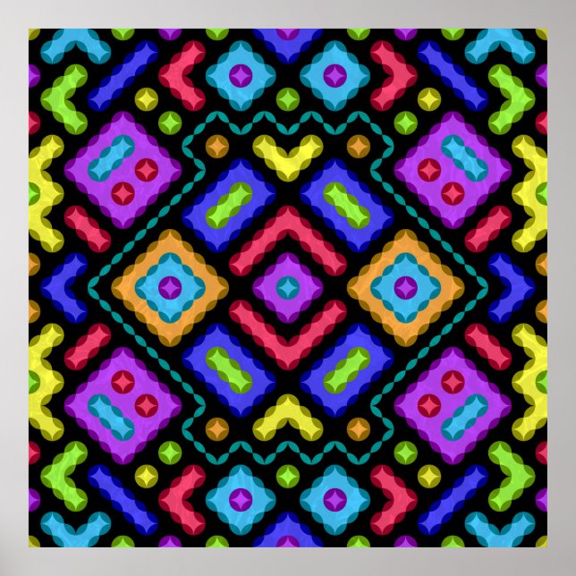 Elongated Abstract Poster (Front)