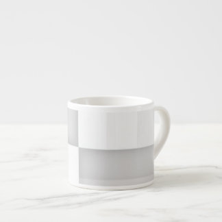 Elongated Silver Square Espresso Cup
