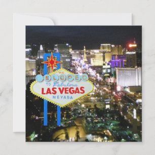 Eloped to Las Vegas Newlywed Photo Announcement