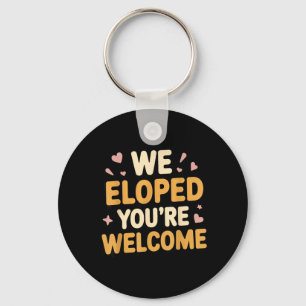 Eloped Wife Engagement Future Husband Couple Keychain