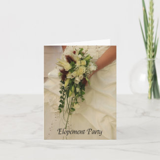 Elopement Party Announcement