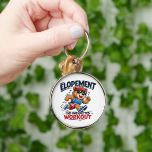 Elopement The Unexpected Workout Keychain