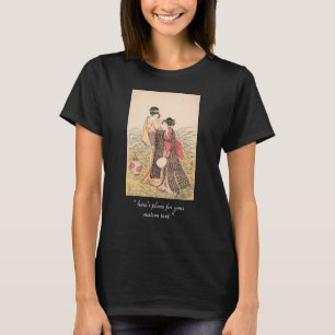 Elopers in Musashino Kitagawa Utamaro japanese art T-Shirt