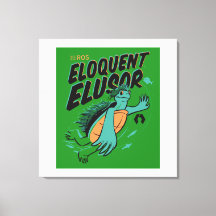Eloquent Elusor Release Poster on Wrapped Canvas