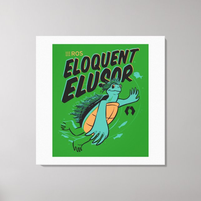 Eloquent Elusor Release Poster on Wrapped Canvas (Front)