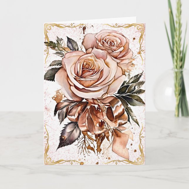 Eloquent Rose of Grace Card (Front)