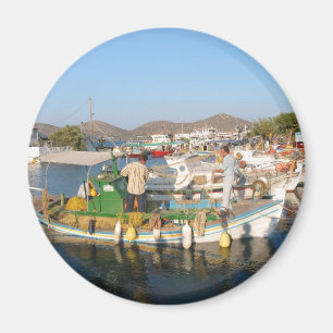 Elounda Crete Fridge Magnet