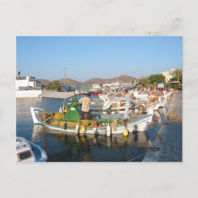 Elounda Crete Postcard (Front)
