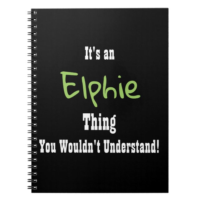 Elphie Journal (Front)